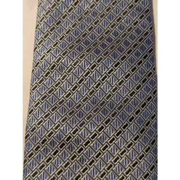 Patek Philippe Pour Ermenegildo Zegna Blue Pattern Silk Tie Limited Edition 2005 - Picture 10 of 12